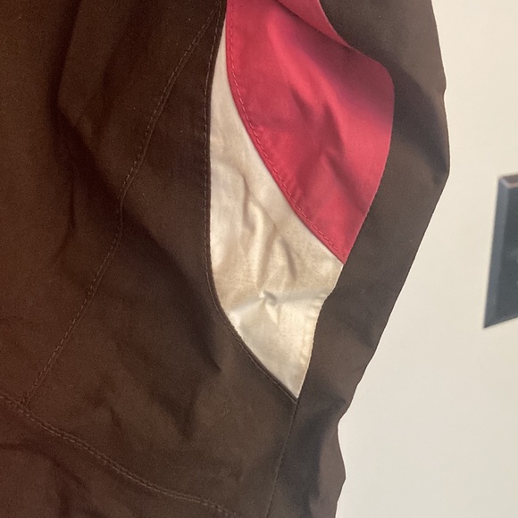 The North Face Hyvent Hooded Jacket Women’s Sz S/P Pink and Brown - Picture 13 of 13